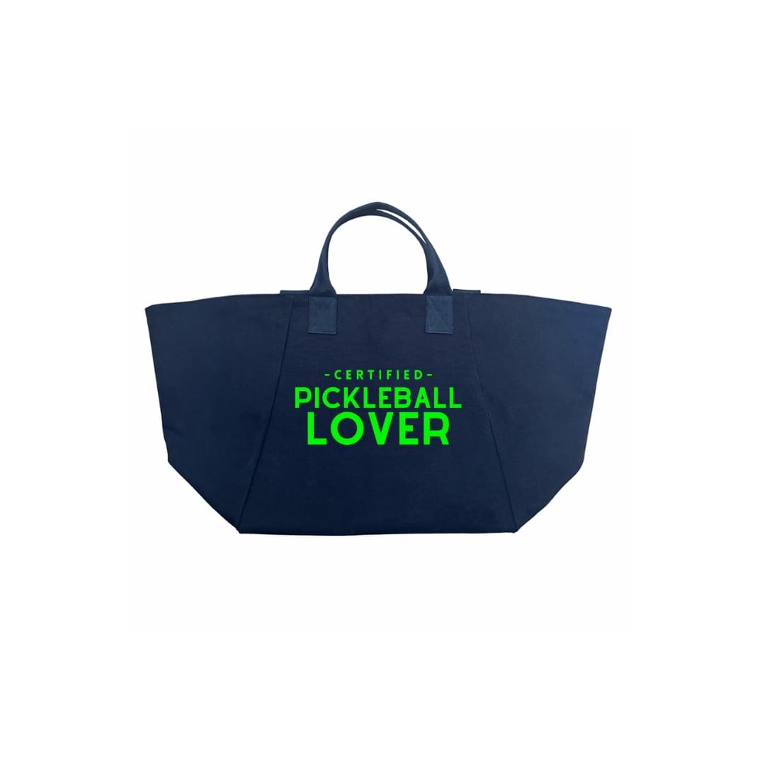 Certified PICKLEBALL LOVER BAG (Navy and green) NEW! - Quilted Koala