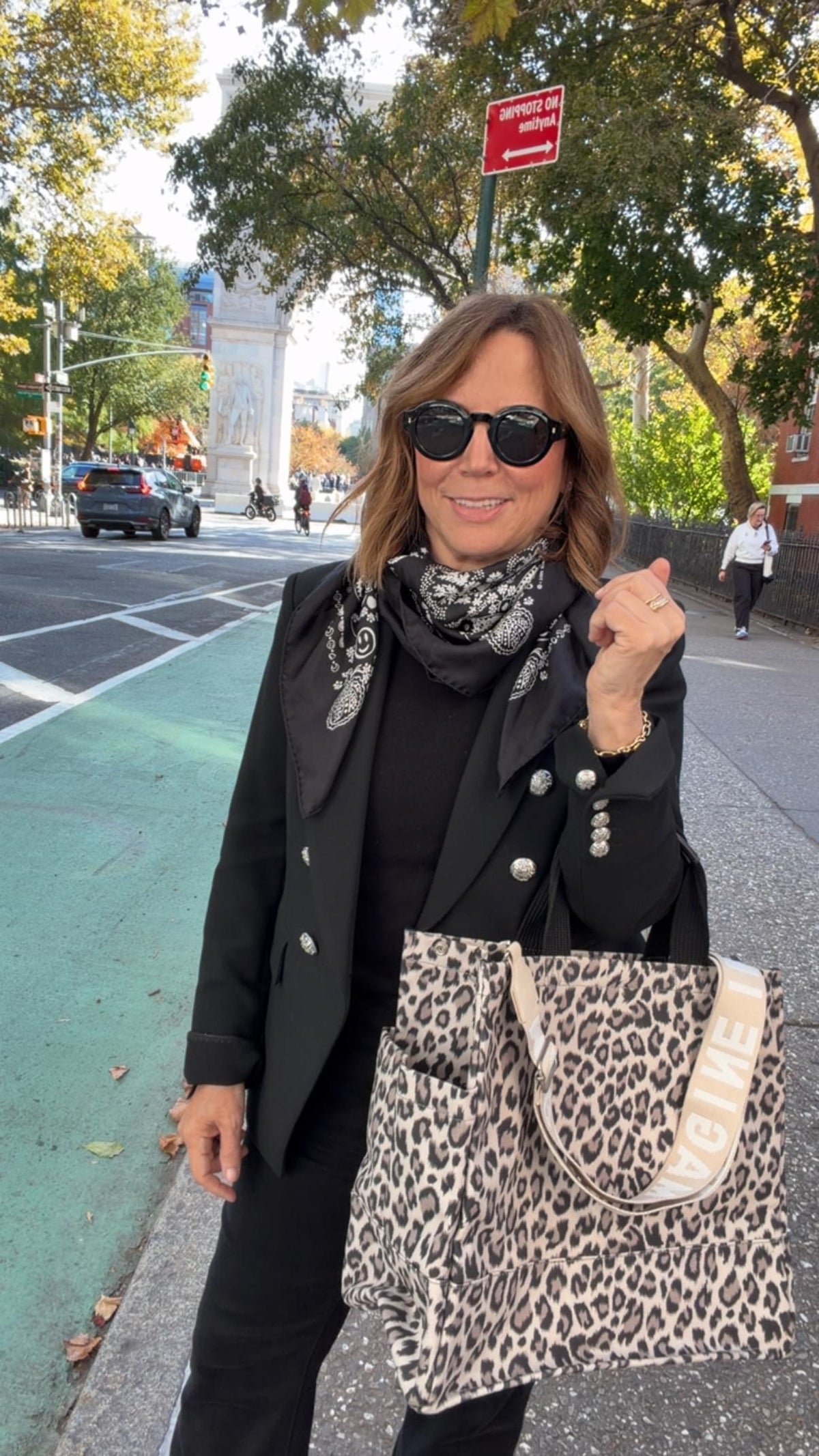 Leopard Luxe North South Bag + FREE Tan & Cream IMAGINE Luxe Strap - Quilted Koala