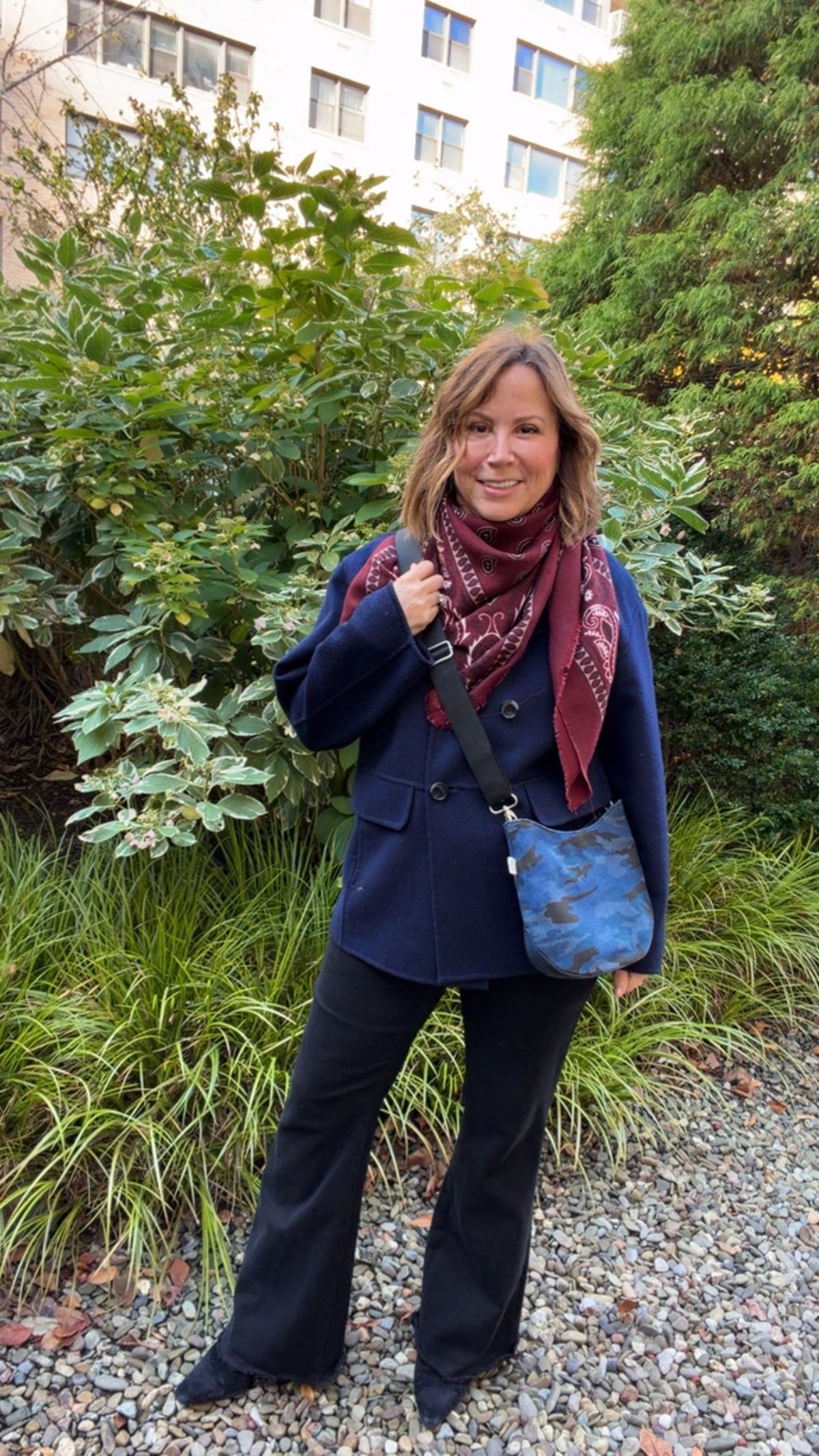 Mini City Bag: Dark Blue Camo - Cyber Special - Quilted Koala