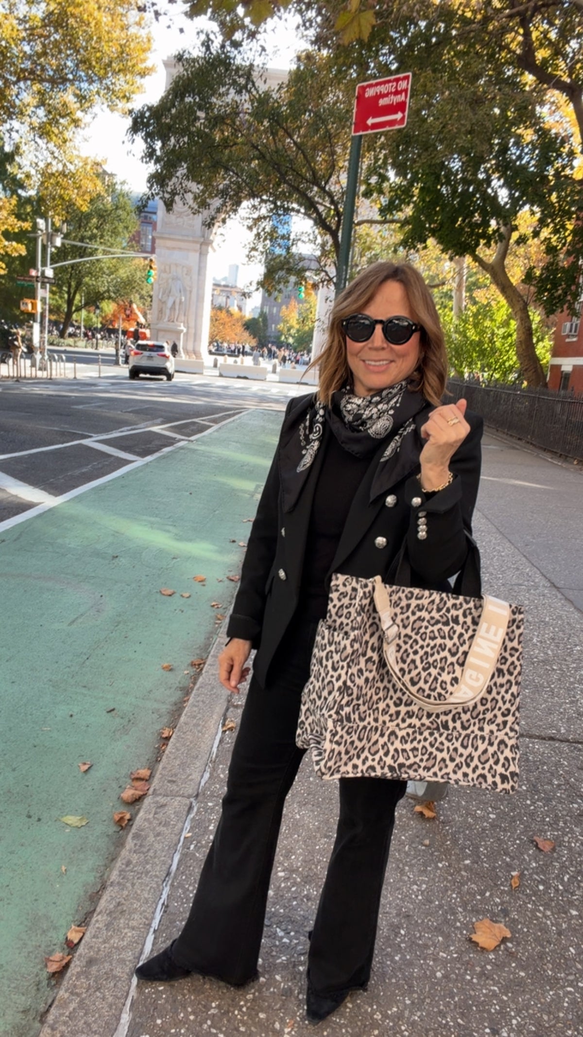 Leopard Luxe North South Bag + FREE Tan & Cream IMAGINE Luxe Strap - Quilted Koala