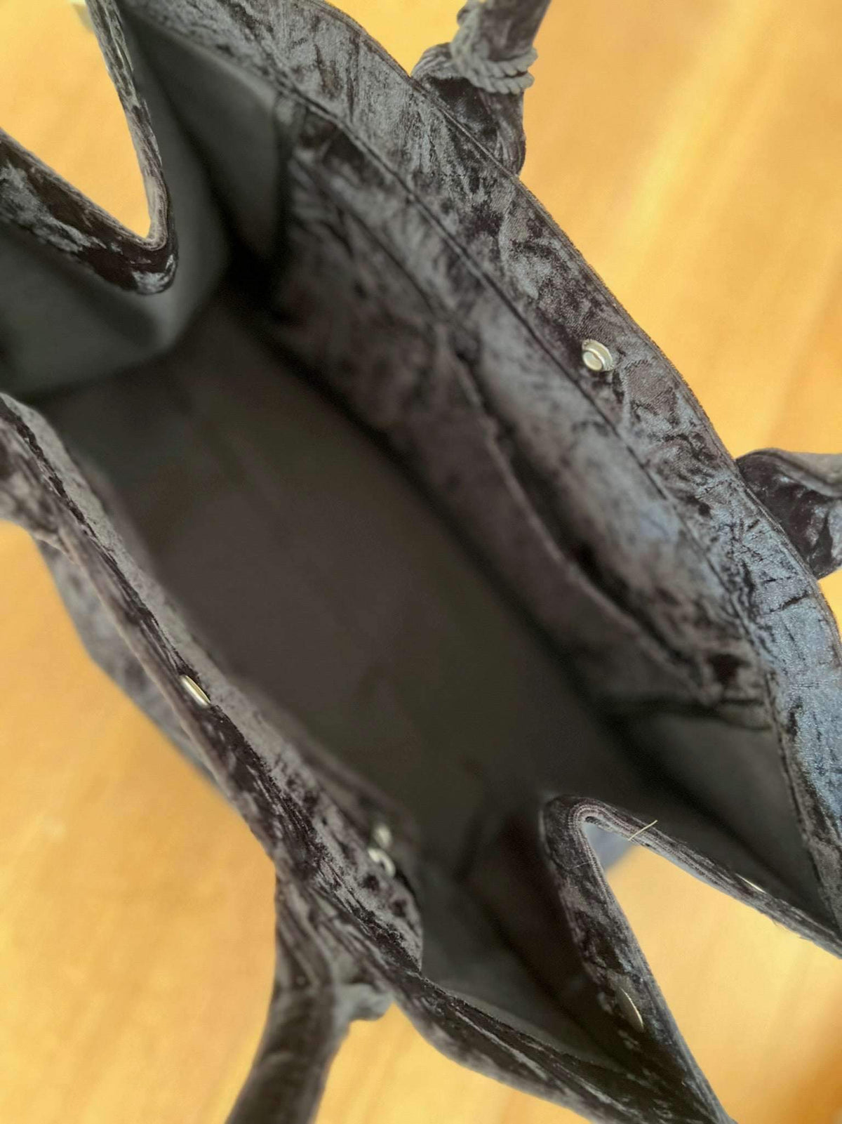 Black Velvet East West Bag + FREE Gold Tassel - Quilted Koala