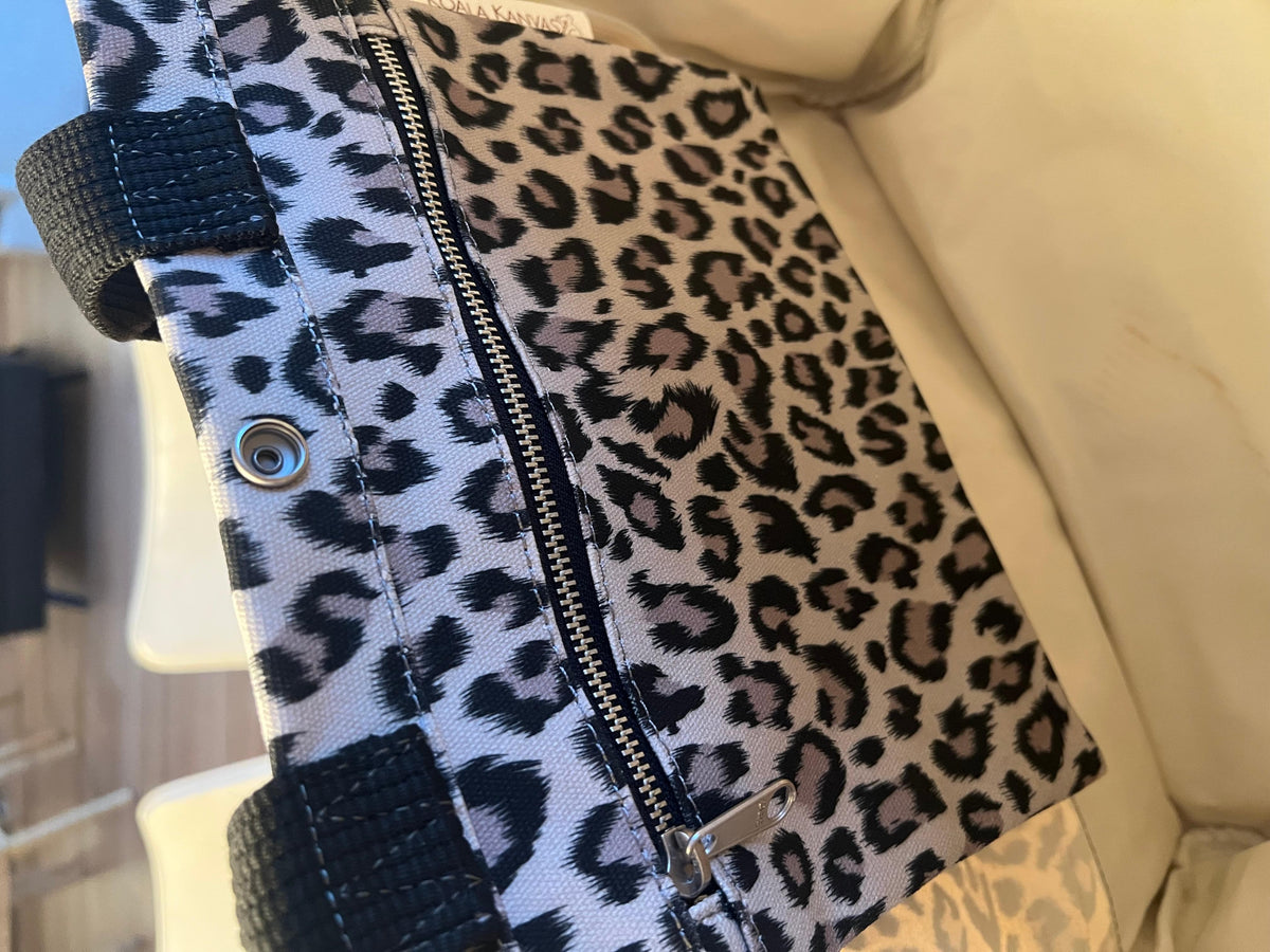Mini Monogram Leopard North South Bag - Quilted Koala