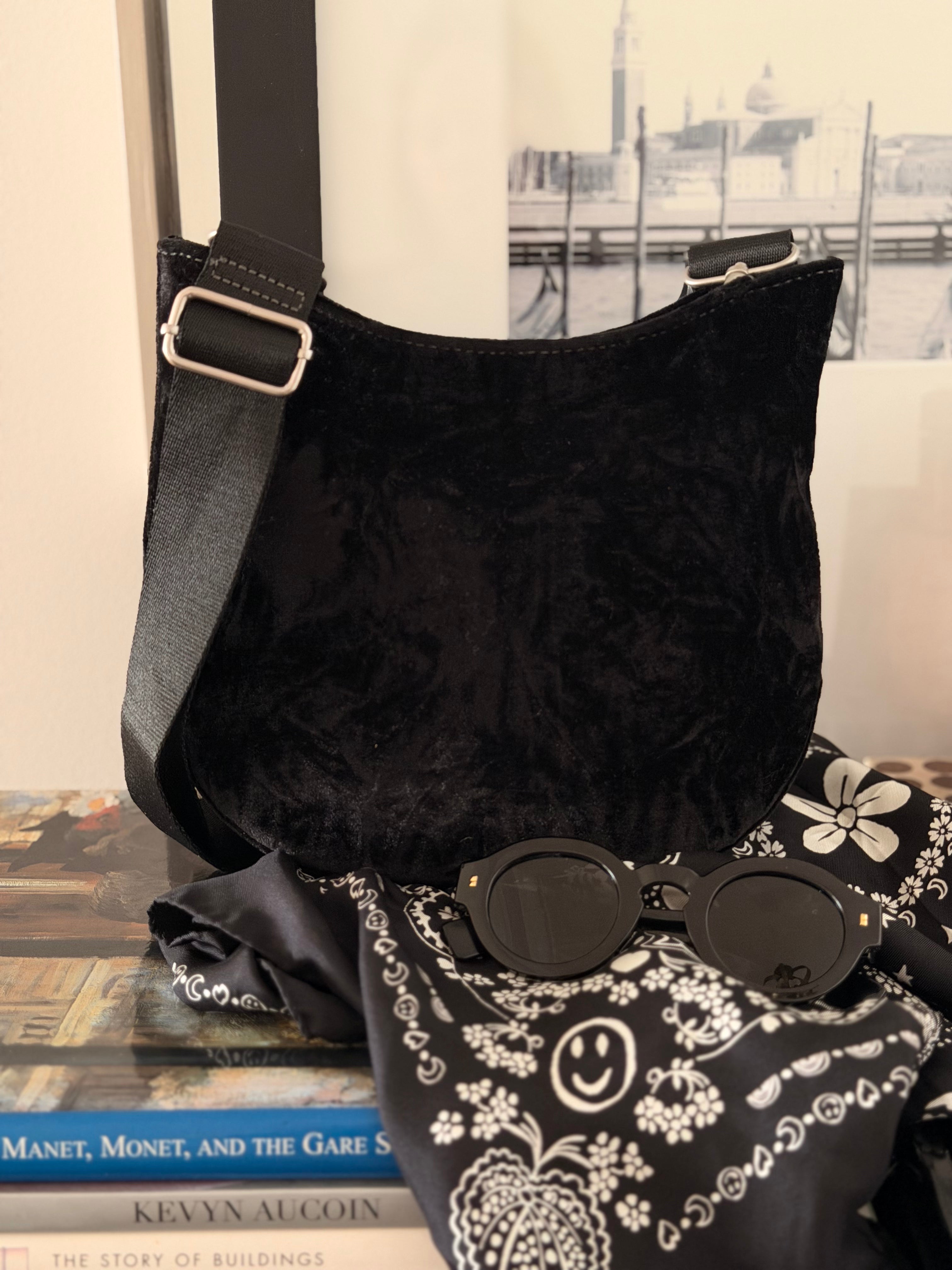 Mini City Bag: Black Velvet - Cyber Special - Quilted Koala