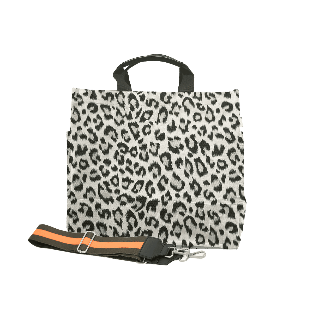 Color Stripes: Leopard North South Bag - Quilted Koala