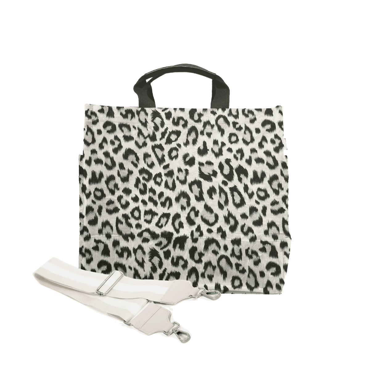 Color Stripes: Leopard North South Bag - Quilted Koala