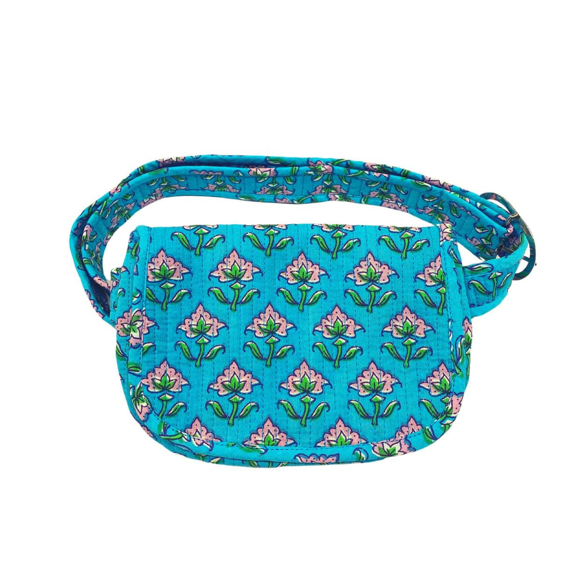 Quilted Koala Wood Block Print Belt Bag - Quilted Koala
