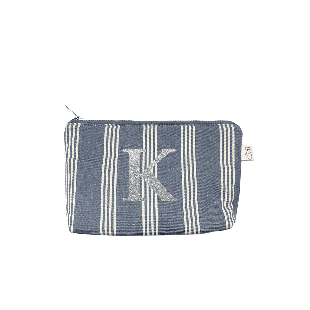 Personalized Initial Makeup Bag - Quilted Koala