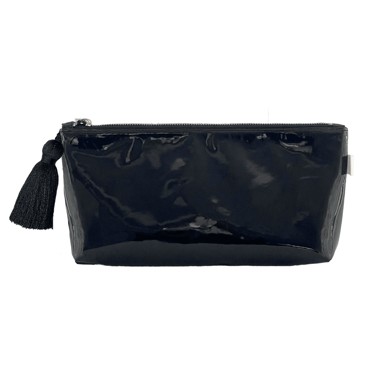 Black Metallic Hold Me Clutch - Quilted Koala