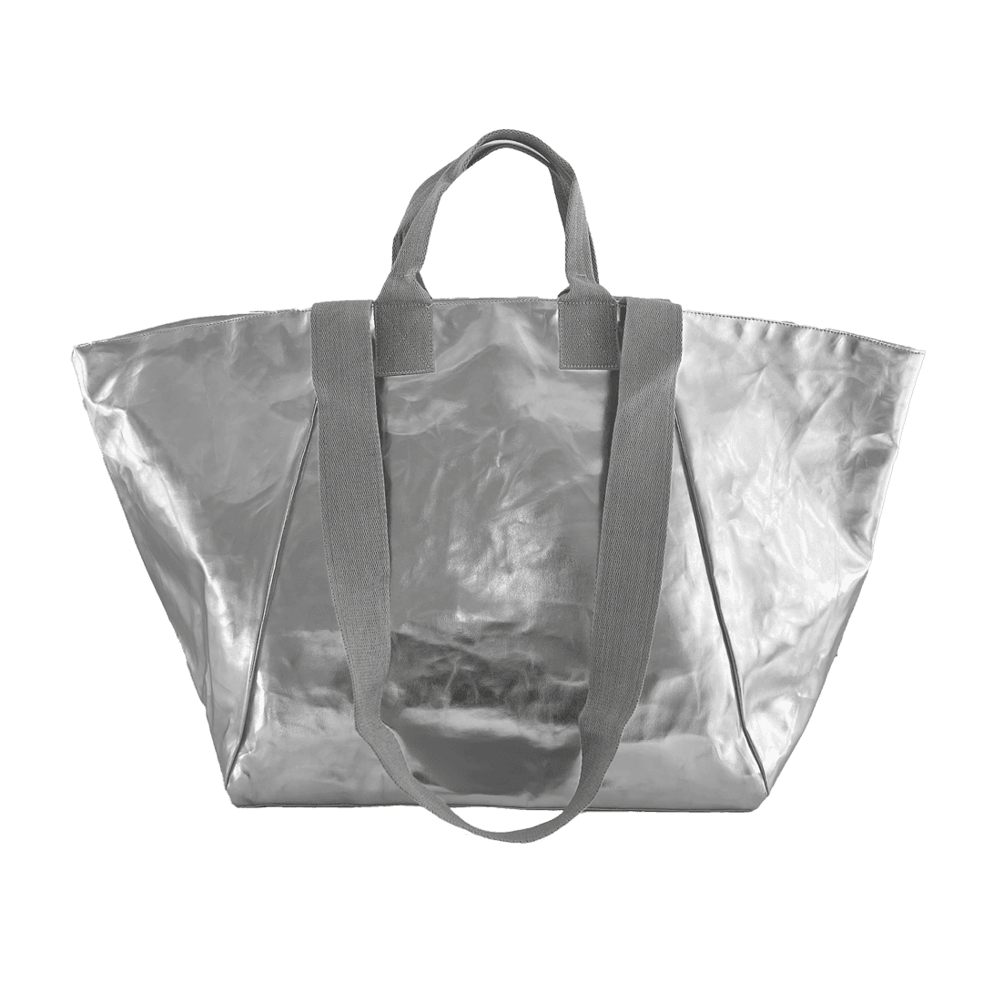 Chelsea Bag - Metallic Silver - Quilted Koala