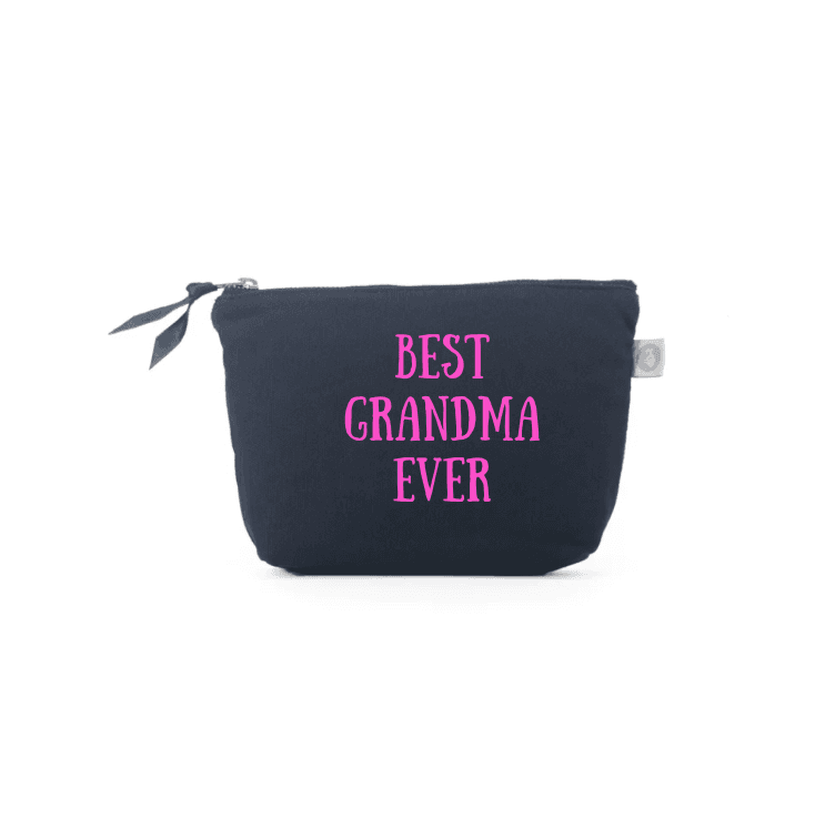 BEST GRANDMA EVER - Navy Makeup Bag - NEW! - Quilted Koala
