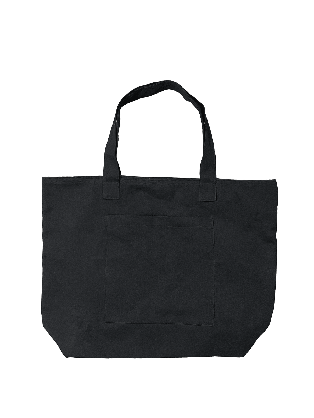 Black Everything Bag - Split Letter Monogram - Quilted Koala