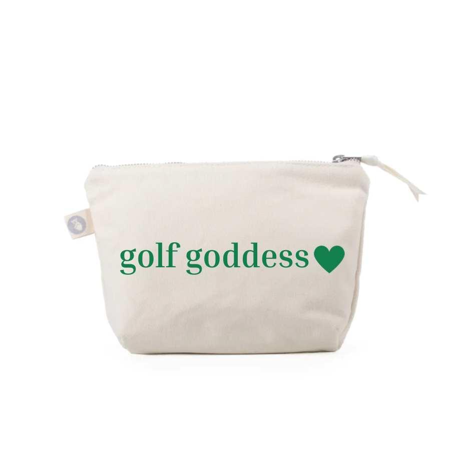 Golf Goddess Makeup Bag Natural - NEW! - Quilted Koala