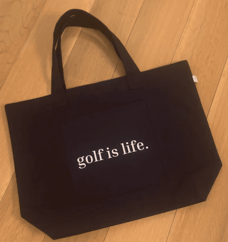 Everything Bag - GOLF IS LIFE. NEW! - Quilted Koala