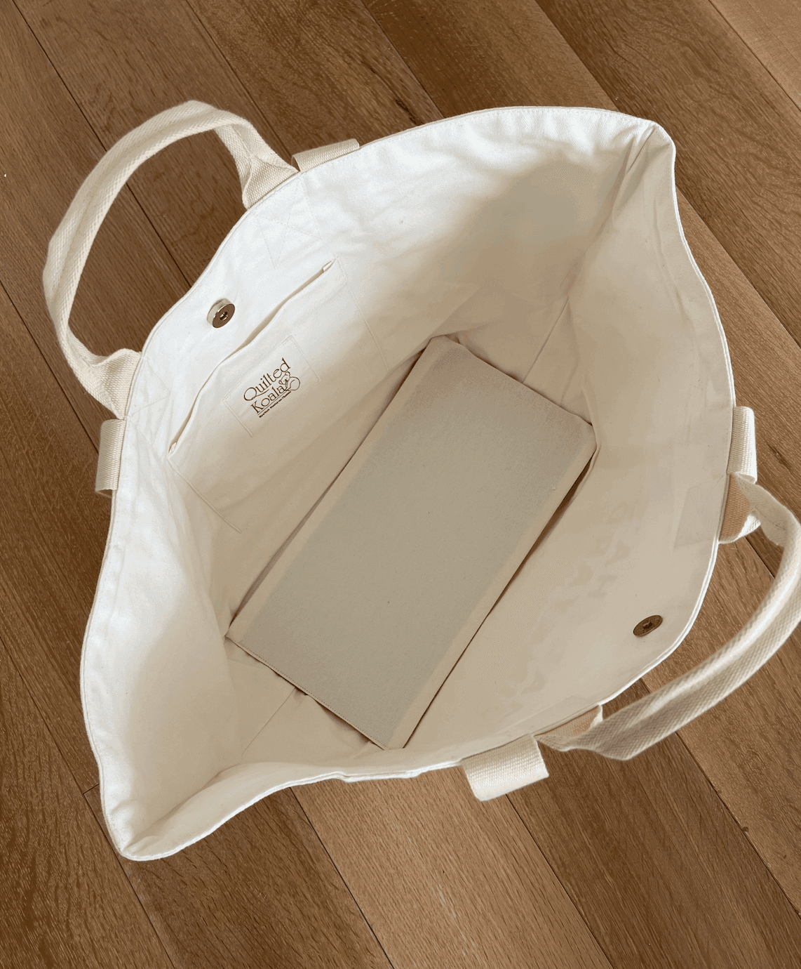 Chelsea Bag Natural with Certified SWIM MOM NEW! - Quilted Koala