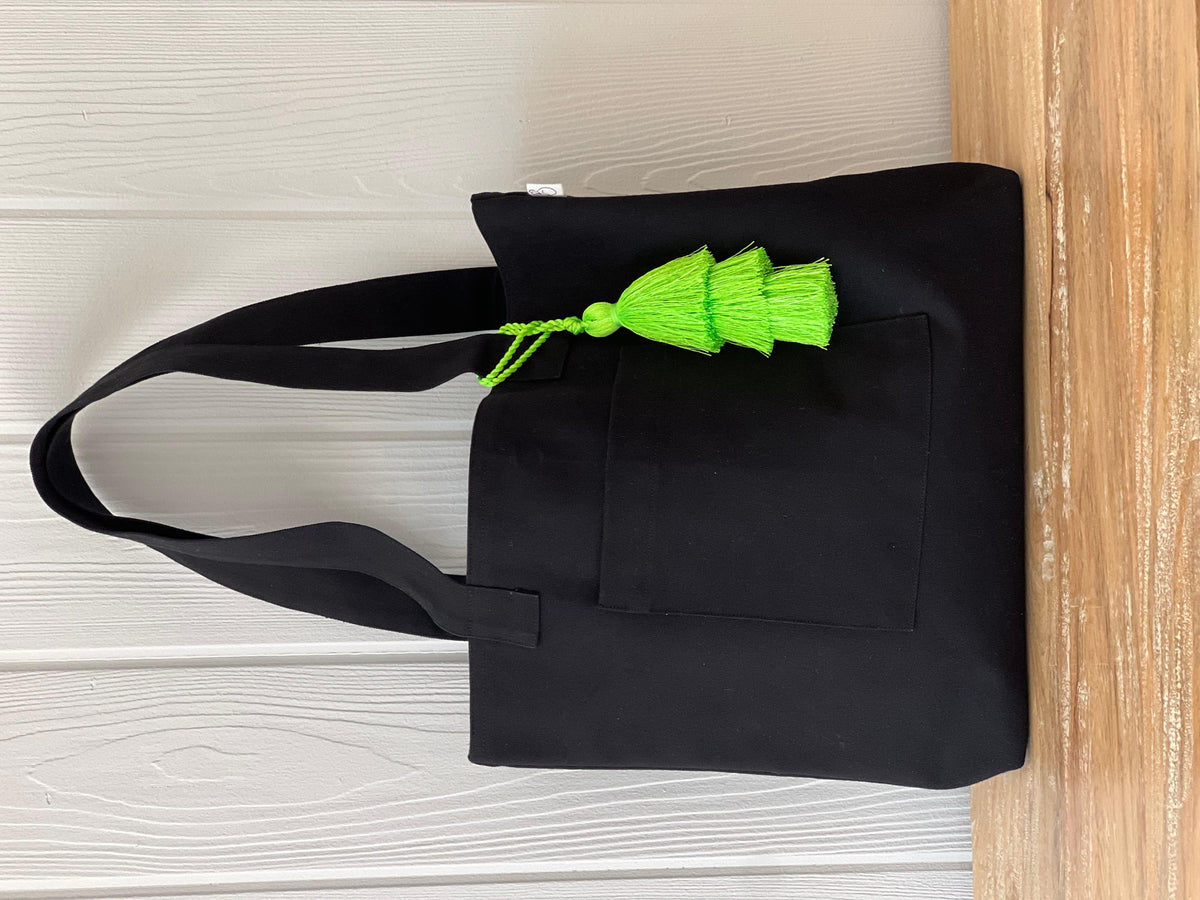 Midi Everything Bag Basic - Black - Quilted Koala