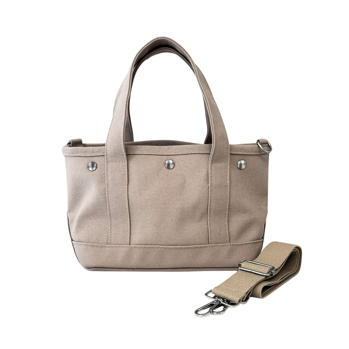 The Seaport Boat Bag - Stone Canvas Mini Monogram - Quilted Koala