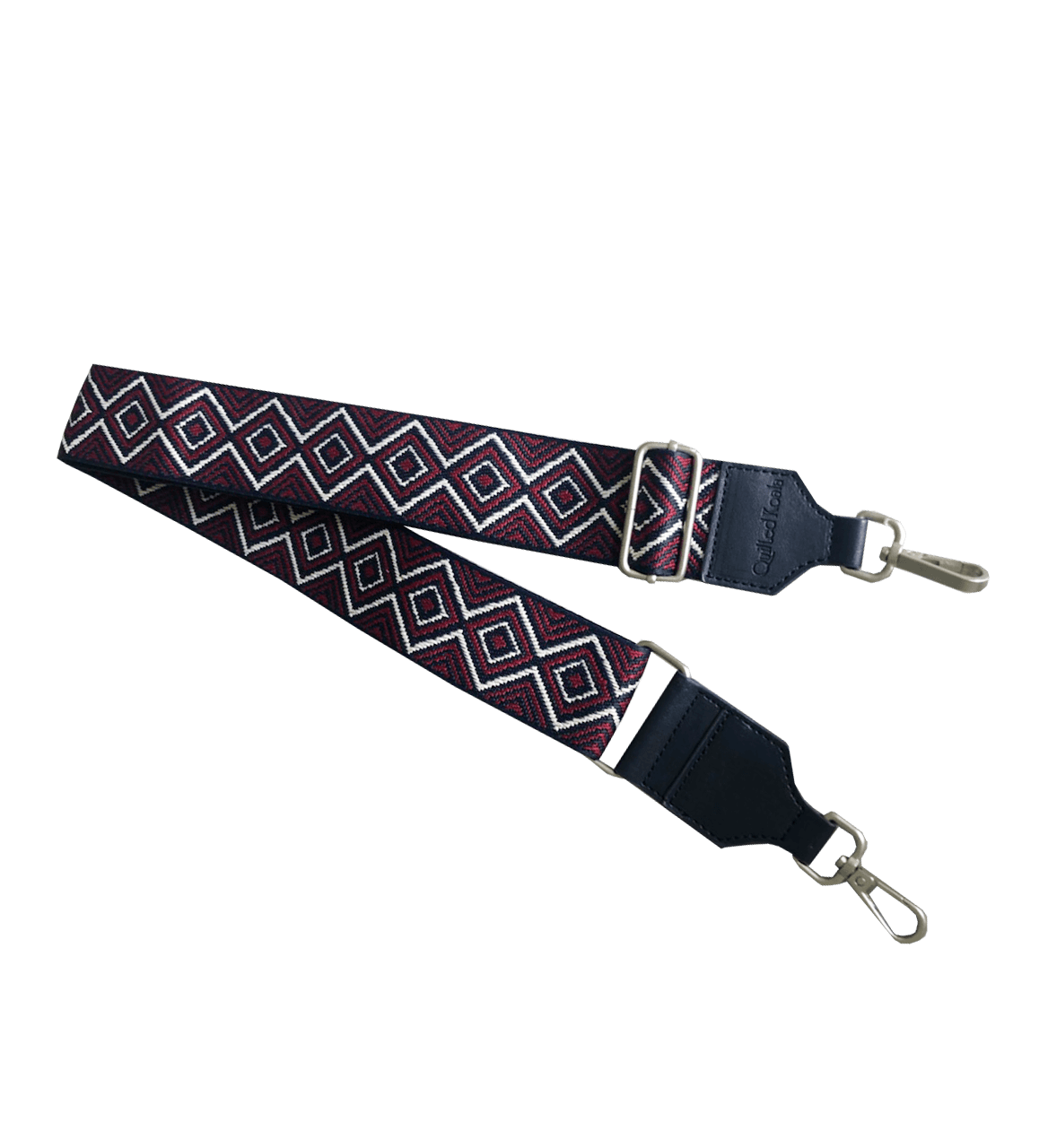 Pink Velvet Mini Luxe North South + FREE Navy/Wine Geo Strap - Quilted Koala