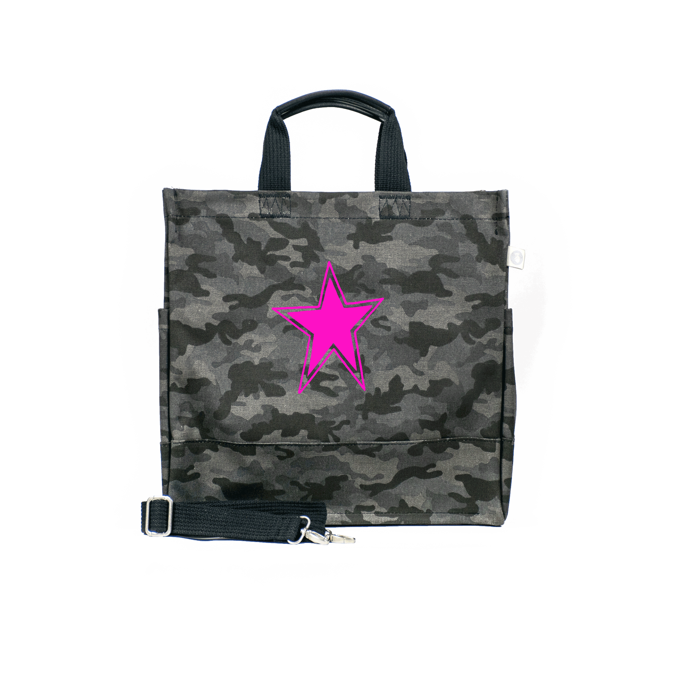 Luxe North South: Black Camouflage - Quilted Koala