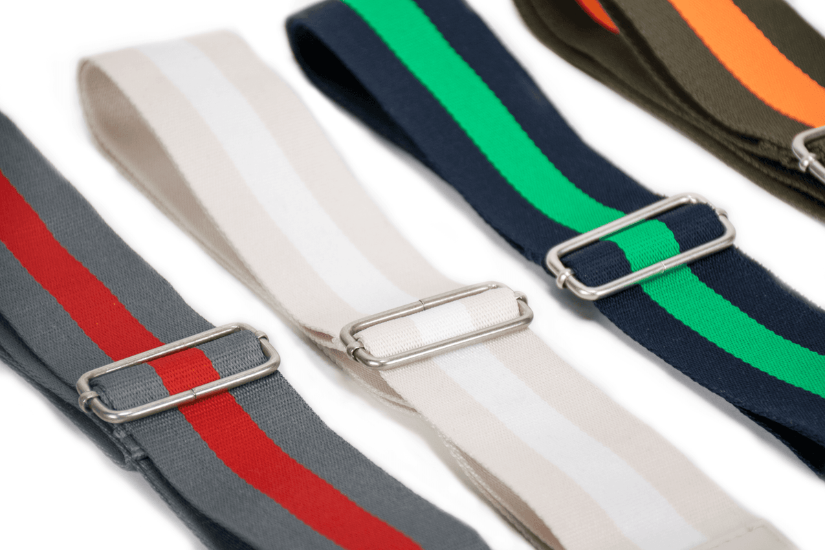Koala Straps: Navy & Green - Quilted Koala