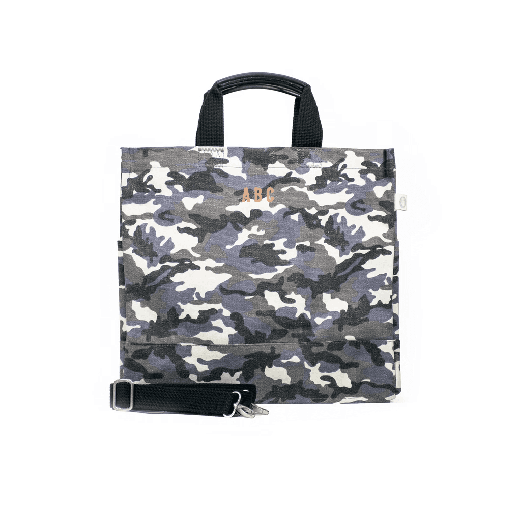 Mini Monogram Grey Camo North South Bag - Quilted Koala