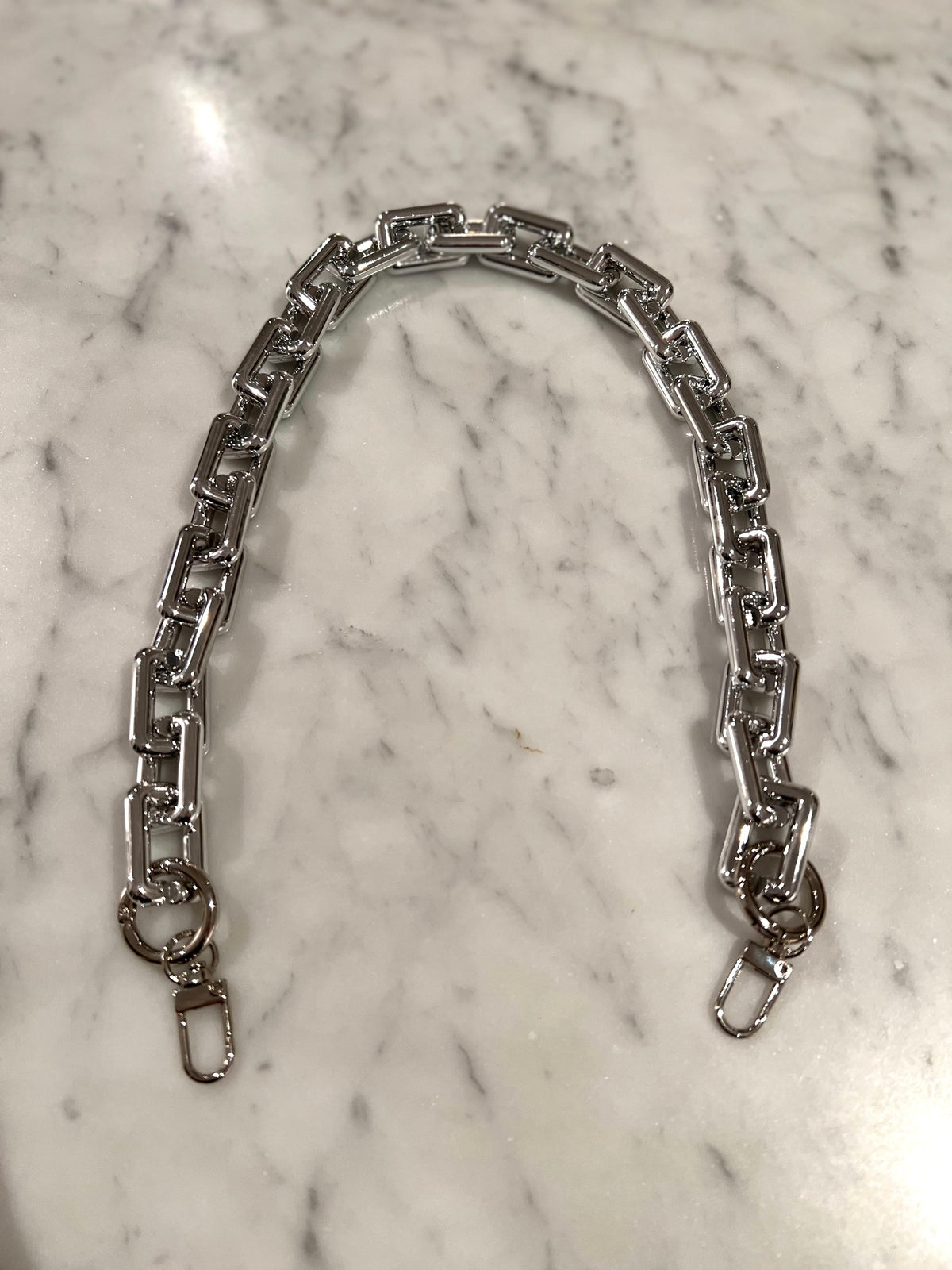 Koala Bag Chain 24" SILVER - Quilted Koala