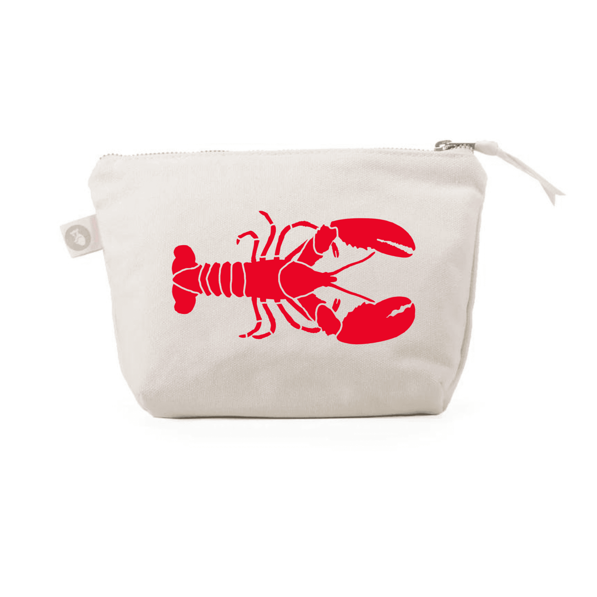 Makeup Bag Natural with a Red Lobster - Quilted Koala