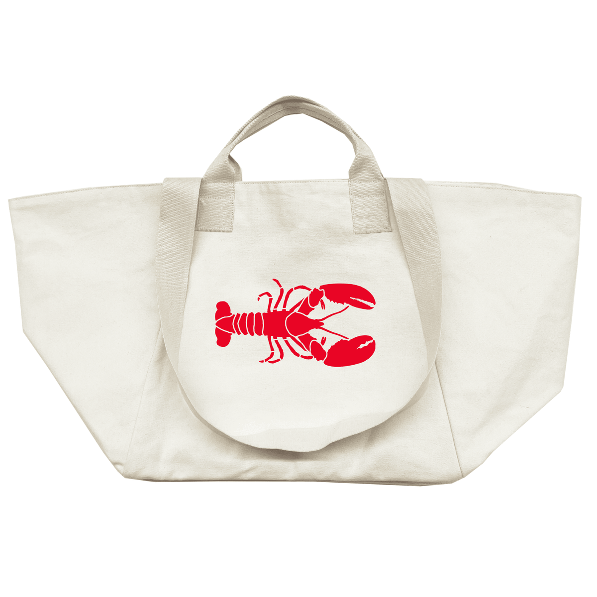 LOBSTER TOTE Bag- Natural - Quilted Koala