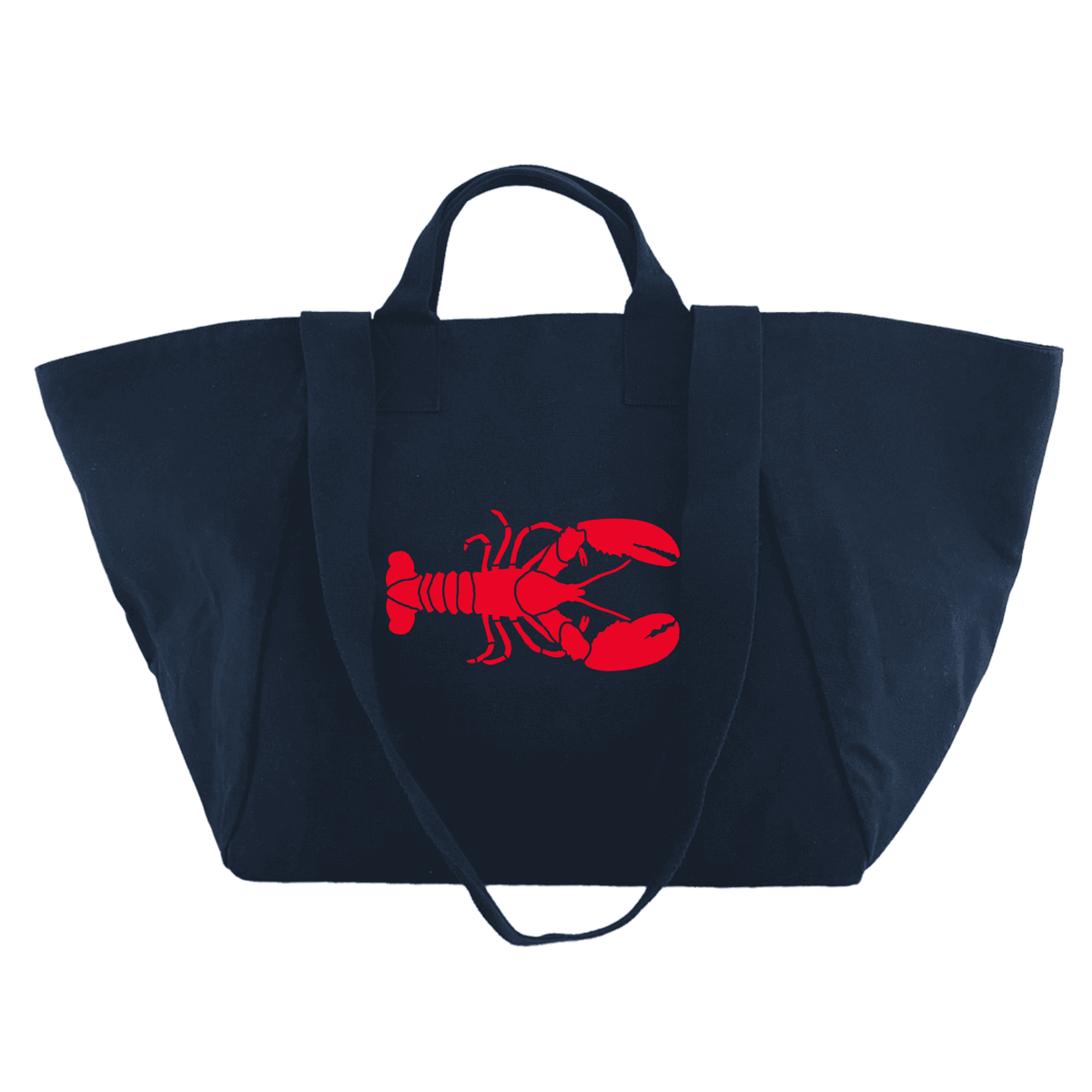 LOBSTER TOTE BAG - Navy - Quilted Koala