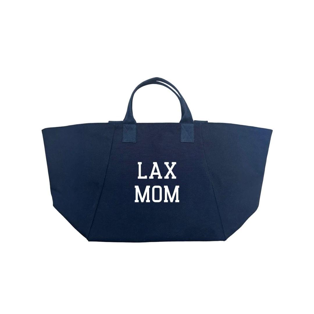 LACROSSE MOM BAG - Navy with White - Quilted Koala
