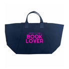 CERTIFIED BOOK LOVER Navy Chelsea Bag - Quilted Koala