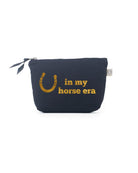 In My Horse Era Navy Makeup Bag - Quilted Koala