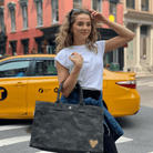 East West Bag: Black Camo - Petite GLOW HEART NEW! - Quilted Koala