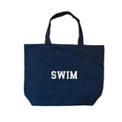 Midi Everything Bag - Navy with White SWIM - Quilted Koala