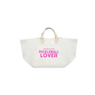 Certified PICKLEBALL LOVER BAG (Natural and Pink) NEW! - Quilted Koala