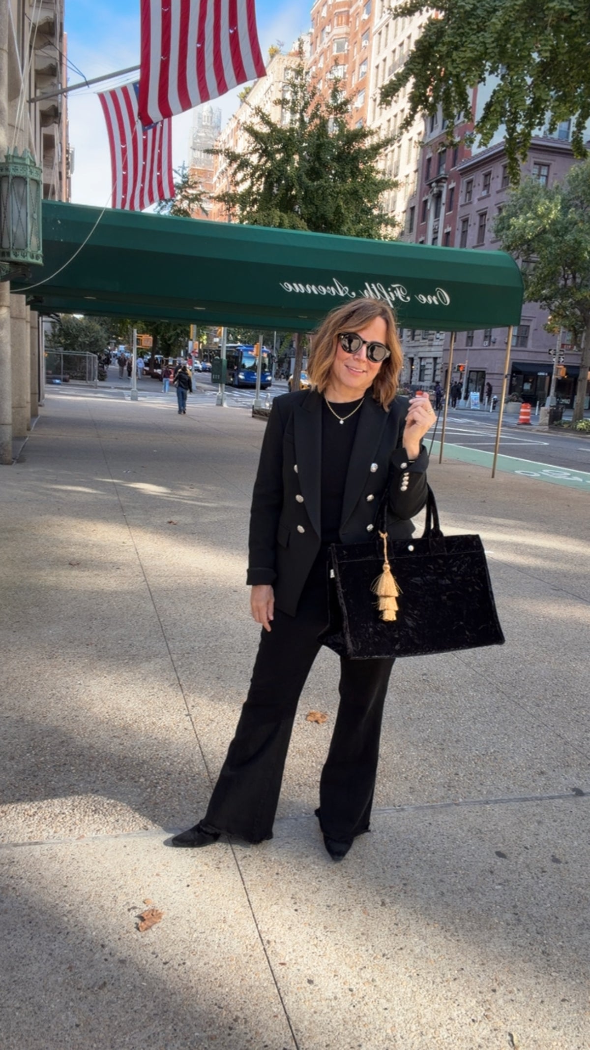 Black Velvet East West Bag + FREE Gold Tassel - Quilted Koala