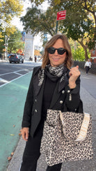 Leopard Luxe North South Bag + FREE Tan & Cream IMAGINE Luxe Strap - Quilted Koala
