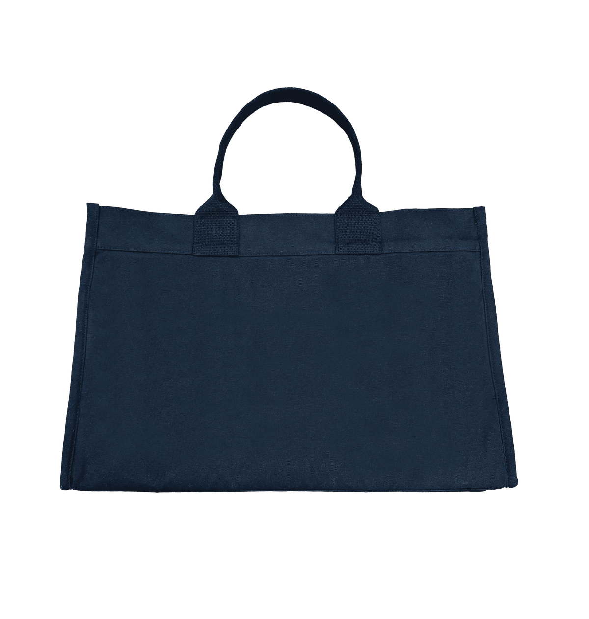 Anywhere Bag - Zip-Top Tote with Trolley Sleeve MONOGRAM STRIPE (Navy) - Quilted Koala