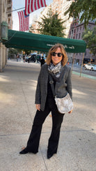 Mini City Bag: Grey Velvet - Cyber Special - Quilted Koala
