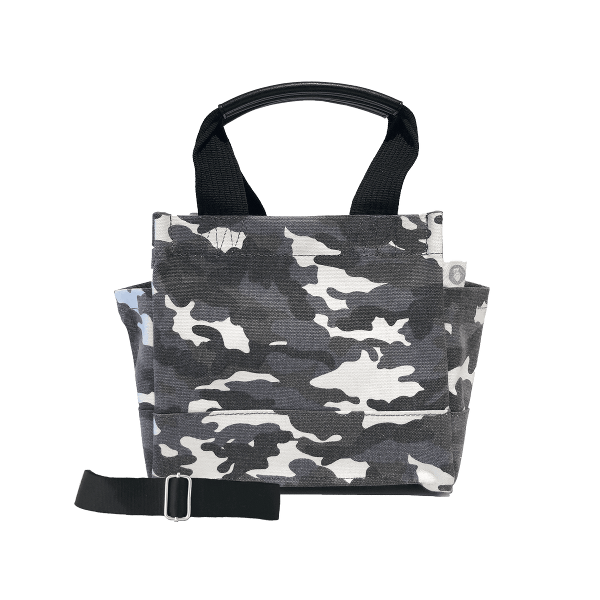 Koala Basics: Mini Luxe North South - Grey Camo - Quilted Koala