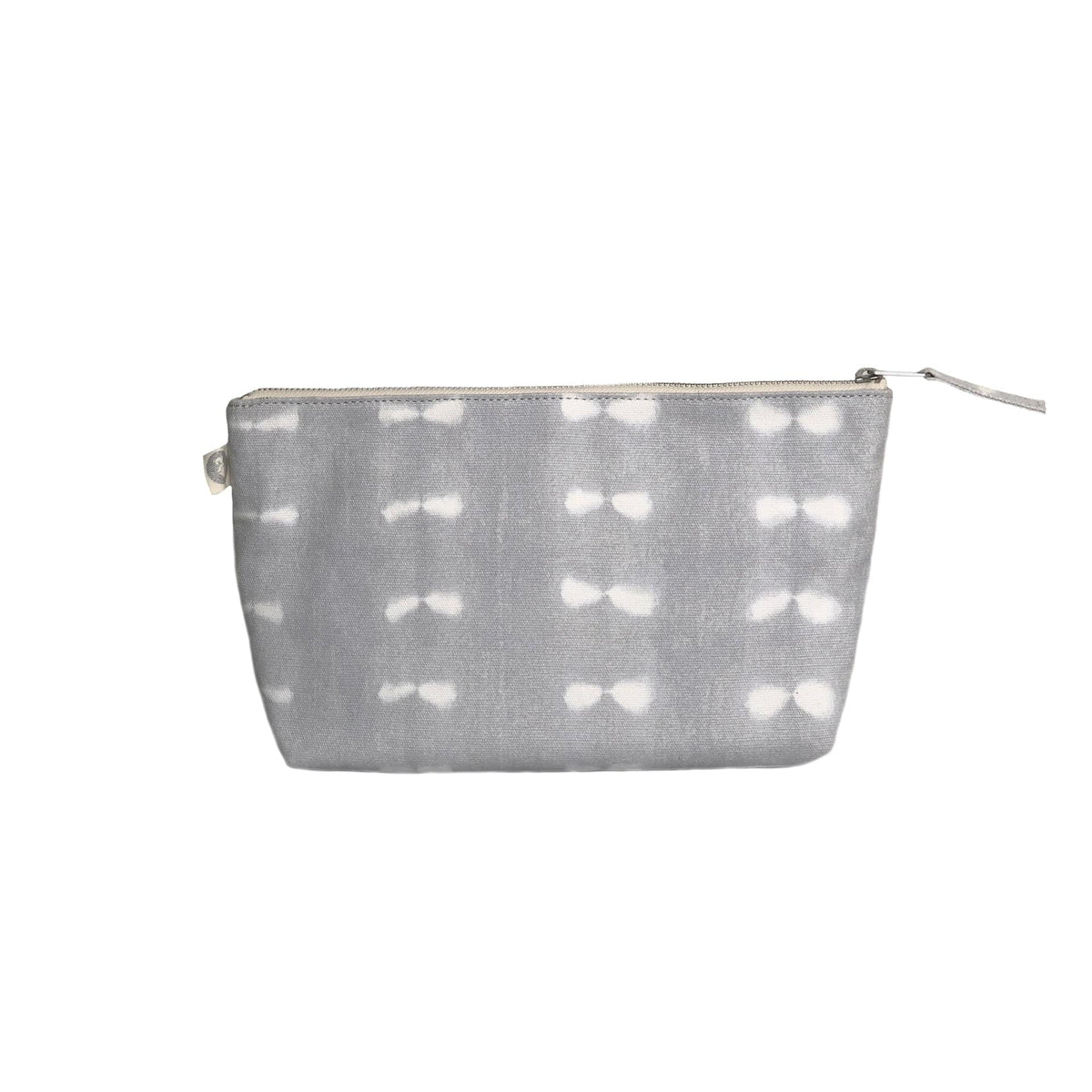 Grey Shibori  Tie Dye Beach Clutch - Quilted Koala