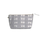 Clutch Bag: Grey Shibori - Quilted Koala