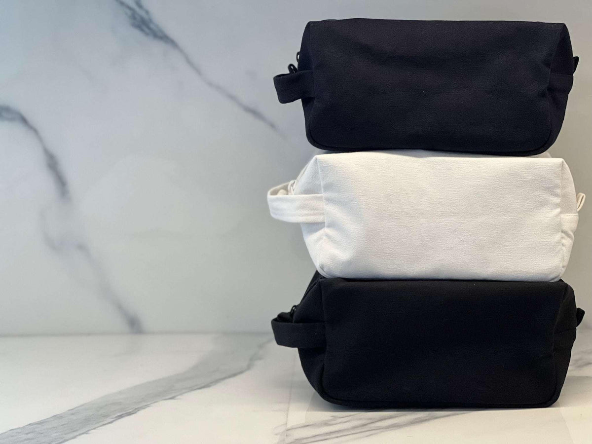 Dopp Bag - Navy - Quilted Koala