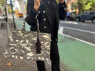 Grey Camo East West Bag + FREE Black Tassel - Quilted Koala
