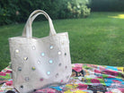 Boho Large Mirror Tote: Stone -  BACK IN STOCK! - Quilted Koala