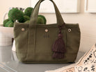 KOALA MINI TASSEL - CHOCOLATE BROWN - Quilted Koala