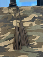 NEW! KOALA TASSEL - MOCHA Vegan Leather - Quilted Koala