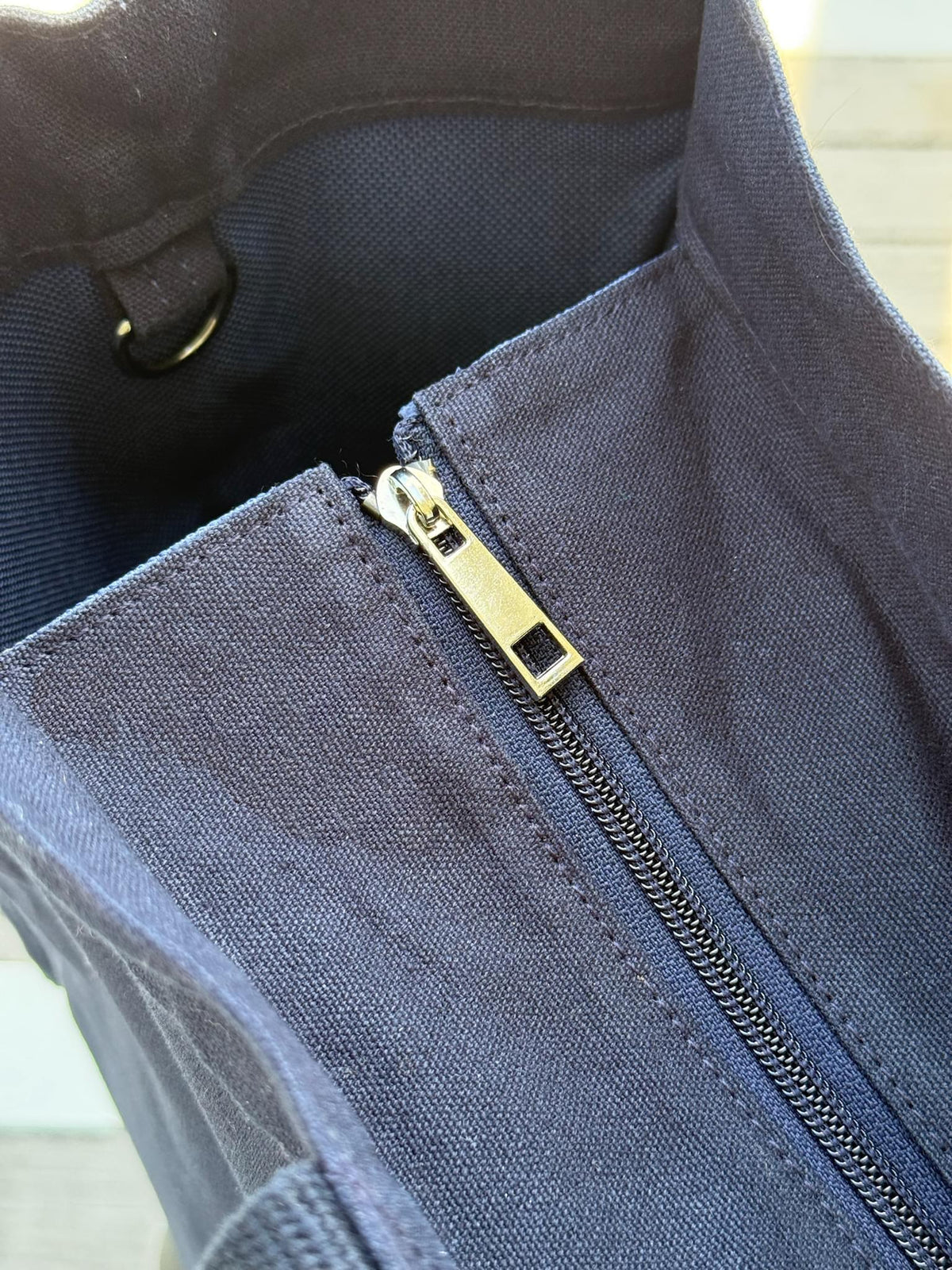 Golf Cart Anywhere Bag in Navy with White Matte GOLF USA - Quilted Koala