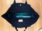 LOBSTER TOTE BAG - Black - Quilted Koala