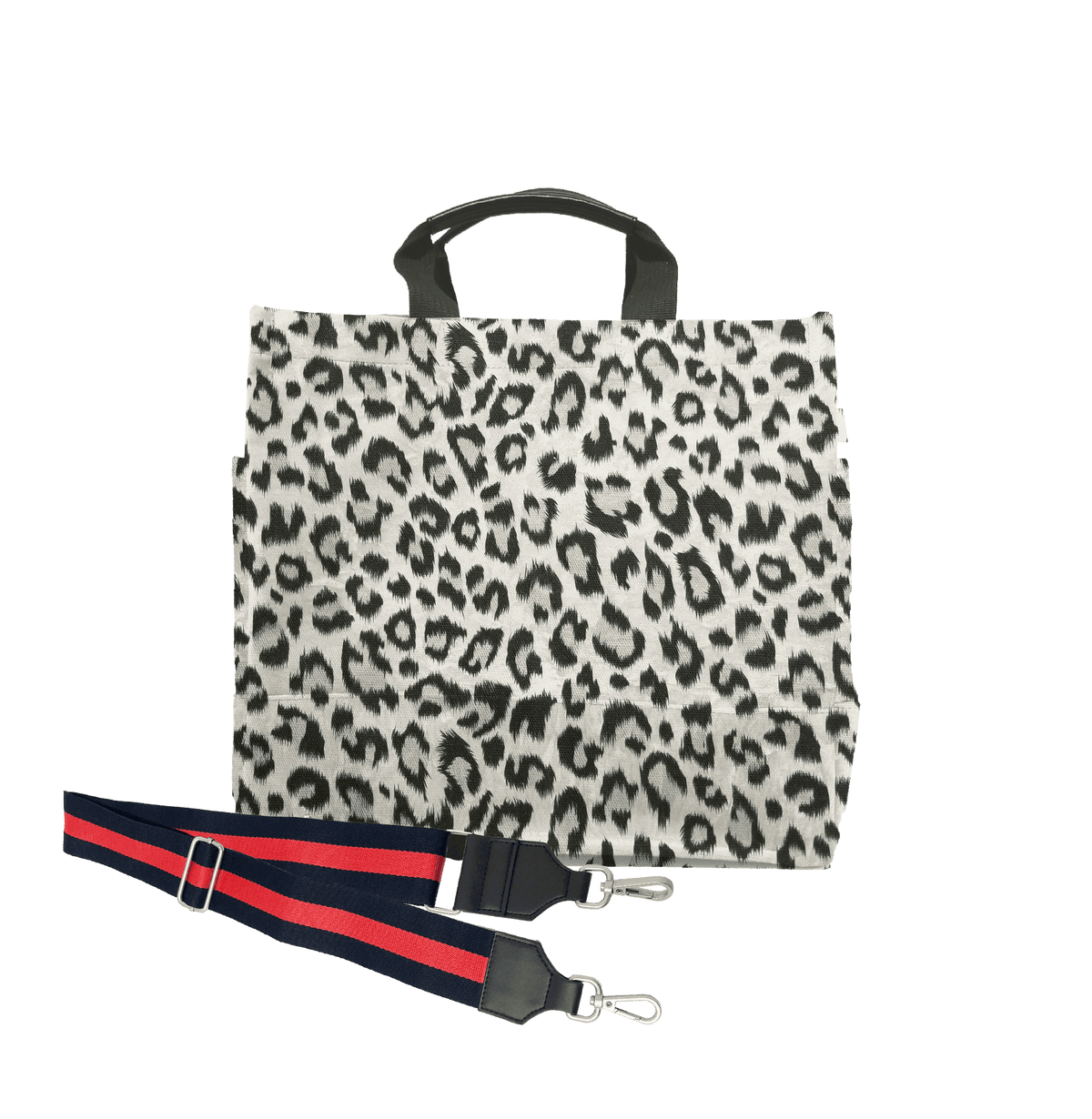Color Stripes: Leopard North South Bag - Quilted Koala