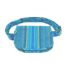 Quilted Koala Belt Bag - Blue Happy Stripe - Quilted Koala